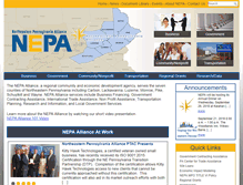 Tablet Screenshot of nepa-alliance.org
